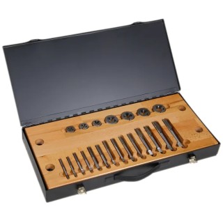 RS PRO 21-Piece HSS Thread Tap & Die Set, 1/4 in UNC - 3/4 in UNC Taps and Dies 300-7470