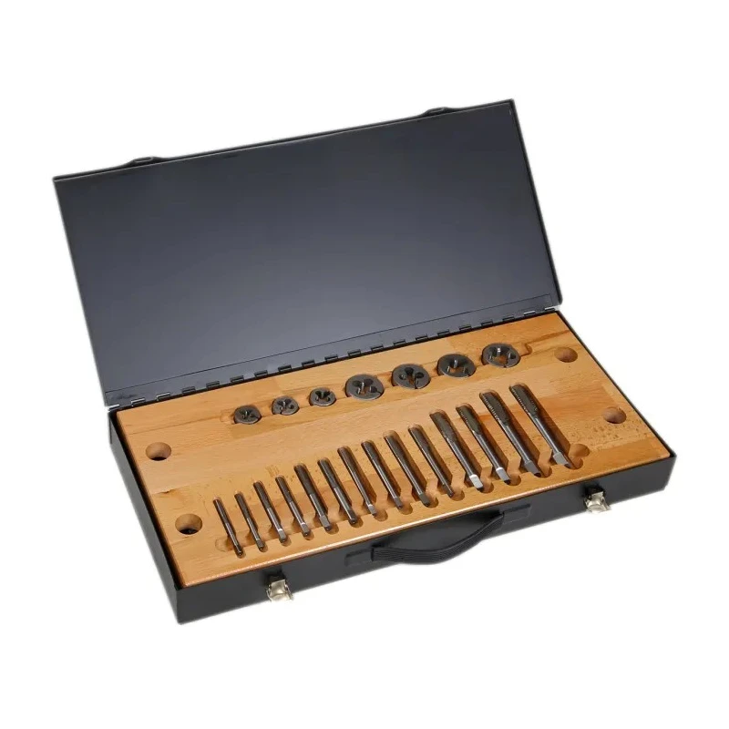 RS PRO 21-Piece HSS Thread Tap & Die Set, 1/4 in UNC - 3/4 in UNC Taps and Dies 300-7470