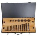 RS PRO 21-Piece HSS Thread Tap & Die Set, 1/4 in UNC - 3/4 in UNC Taps and Dies 300-7470
