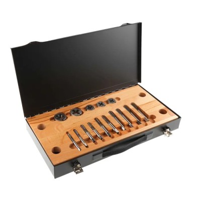 RS PRO 14-Piece High-Speed Steel Thread Tap & Die Set, 1/4 in UNF to 1/2 in UNF 300-7492