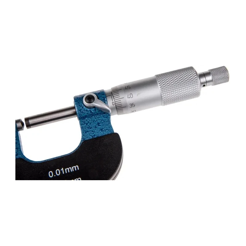 RS PRO Metric Special Micrometre with Ball Anvil, 0-25 mm Range, ±0.01 mm Accuracy, Satin Chrome Ratchet Thimble 300-8265