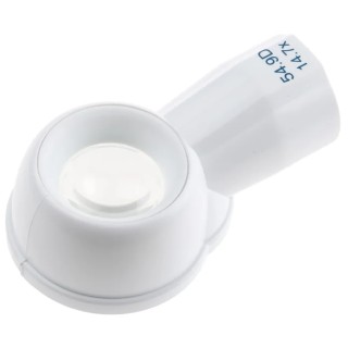 Coil Illuminated Magnifier with 14.7x Magnification, 26mm Diameter, Battery Operated 6329/05