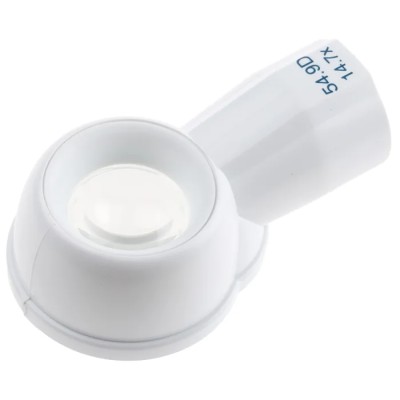 Coil Illuminated Magnifier with 14.7x Magnification, 26mm Diameter, Battery Operated 6329/05