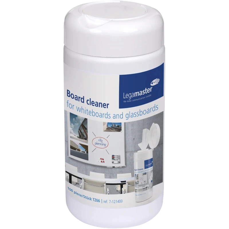 Legamaster White Board Wipe Ready-to-Use Cleaning Wipes with Practical Dispenser 1214-00