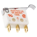 Saia-Burgess Simulated Roller Lever Micro Switch Solder Terminal 5A 250 V ac SPDT IP40 F4T7YC-UL