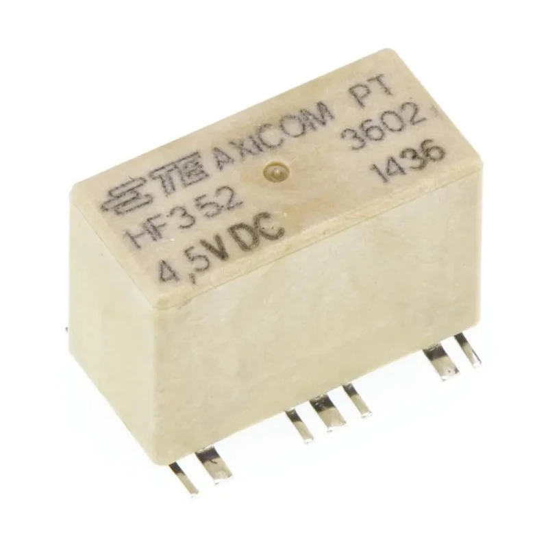 TE Connectivity PCB RF Relay 4.5V DC Coil 3 GHz Max Coil Frequency SPDT HF3-52