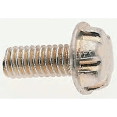 System Zero Plain Stainless Steel Flange Button Tamper Proof Security Screw M6 x 10 mm SZM0610-S