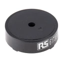RS PRO 85 dB Through Hole Continuous External 7.5 mm Diameter 24 mm Piezo Buzzer Component 1 V AC Min 30V AC Max 617-3047