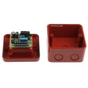 e2s Electronic Sounder Surface Mount 230 V AC, 10-Tone, 100 dB @ 1m, IP66, ABS Housing SONF1AC230R