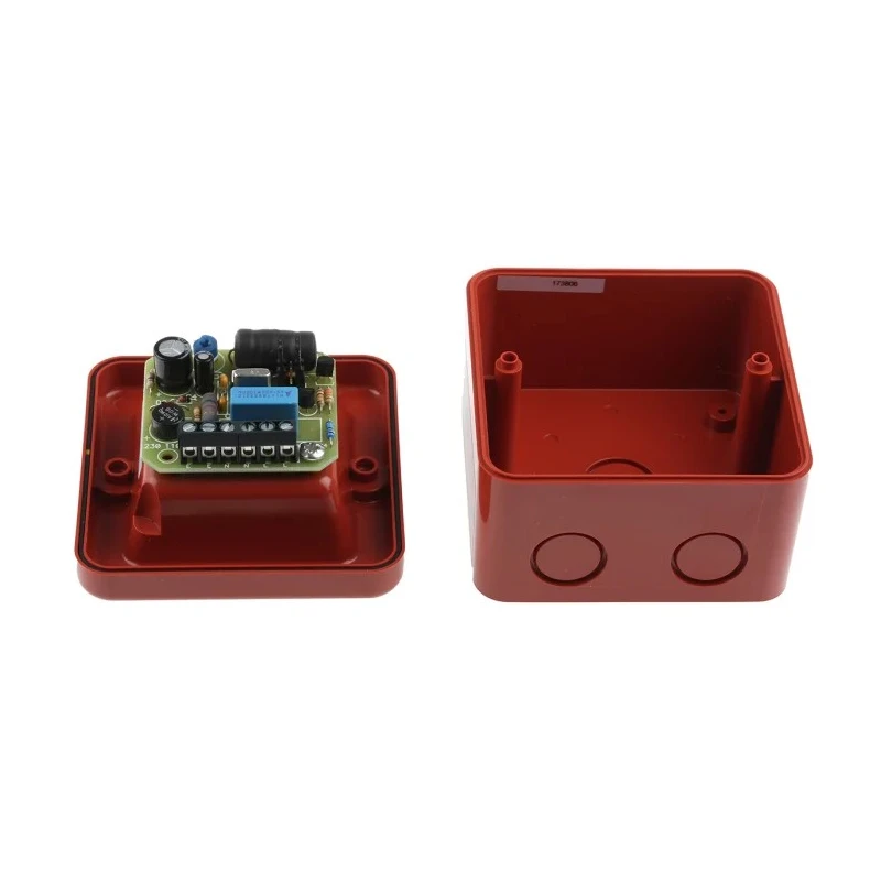 e2s Electronic Sounder Surface Mount 230 V AC, 10-Tone, 100 dB @ 1m, IP66, ABS Housing SONF1AC230R