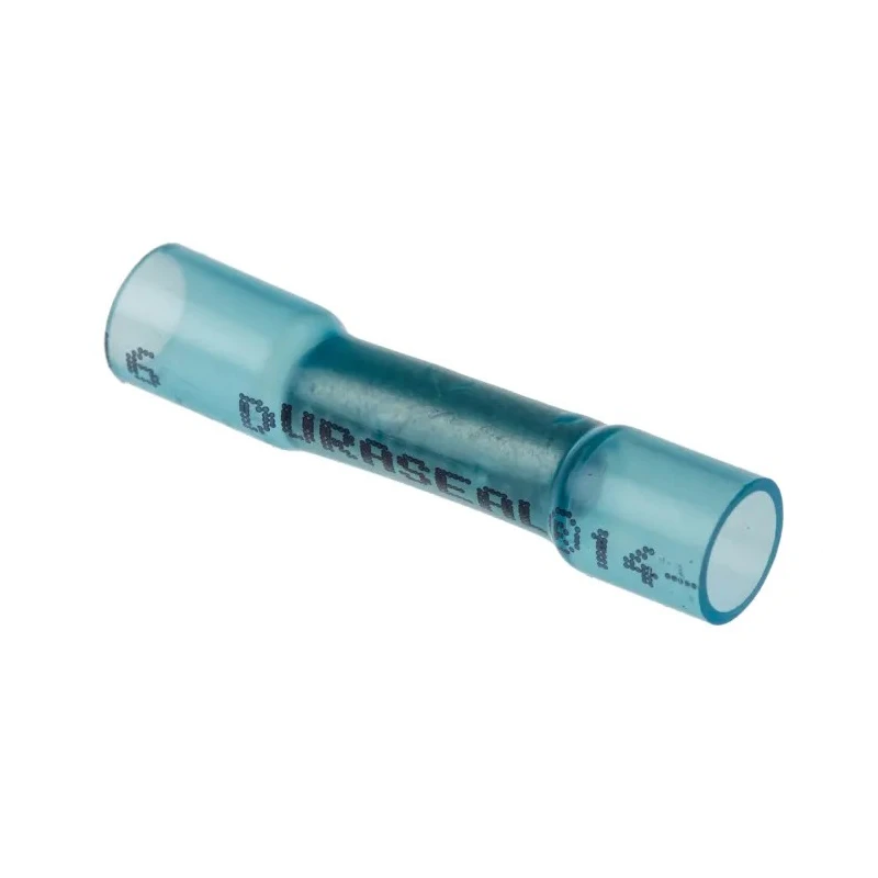 TE Connectivity DuraSeal Blue Insulated Butt Splice Connector 10 AWG Tin Plated Copper DS-14-16-RS