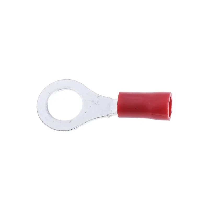 RS PRO Insulated Ring Terminal M6 Stud Size, 22 AWG to 16 AWG Wire Size, Red, Polyvinyl Chloride Insulation 534-193