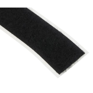 Velcro Black Loop Tape 20mm width 5m length 1.5mm thickness Water Based Acrylic Polymer EB01020330118270