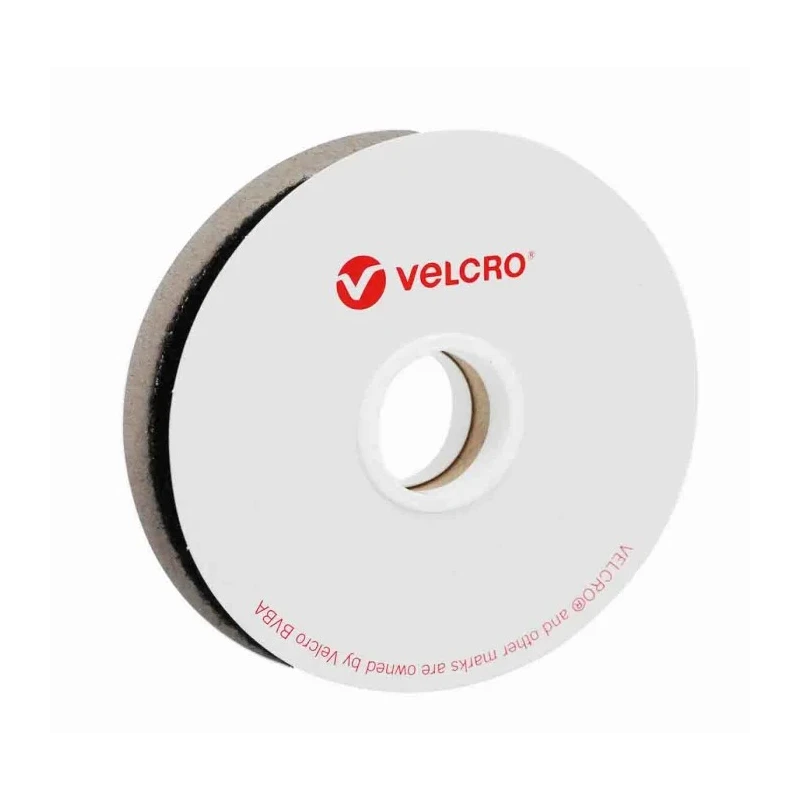 Velcro Black Loop Tape 20mm width 5m length 1.5mm thickness Water Based Acrylic Polymer EB01020330118270