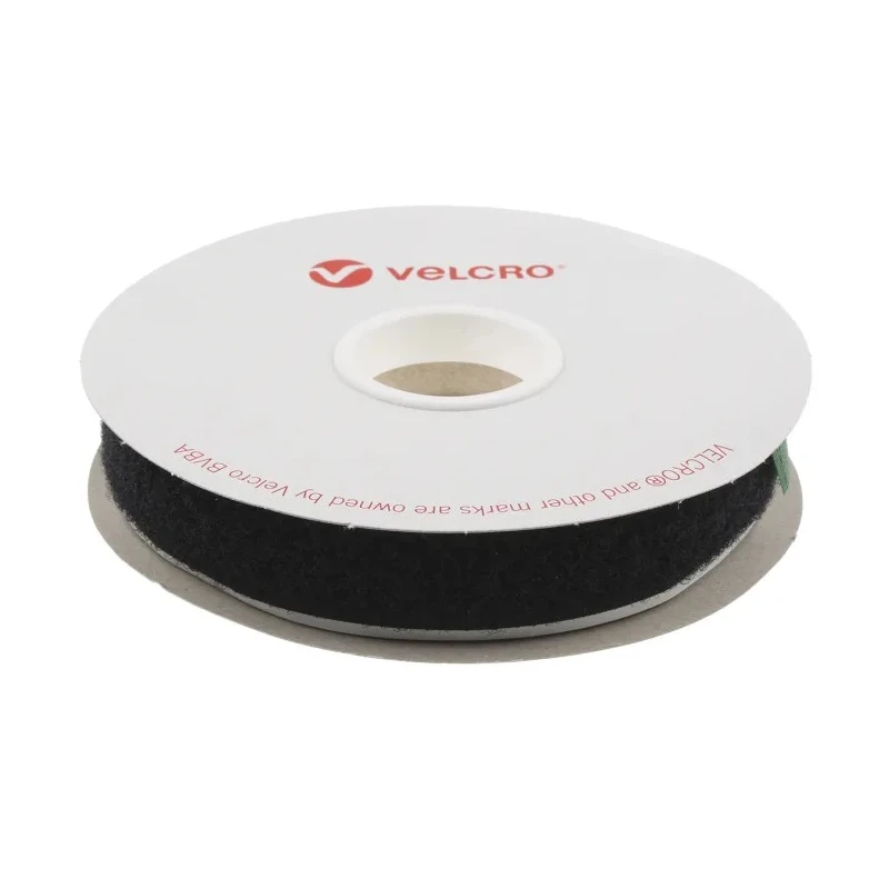 Velcro Black Loop Tape 20mm width 5m length 1.5mm thickness Water Based Acrylic Polymer EB01020330118270