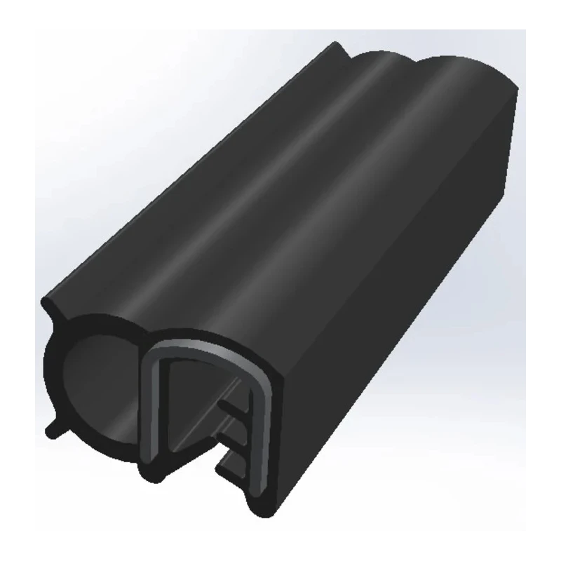 RS PRO Black Ethylene Propylene Diene Monomer Edging Strip 20 m 619-1562