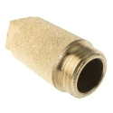 Legris Sintered Bronze Pneumatic Silencer 12 bar Push-in Connection Size 3 to 14 mm 0670 619-2082