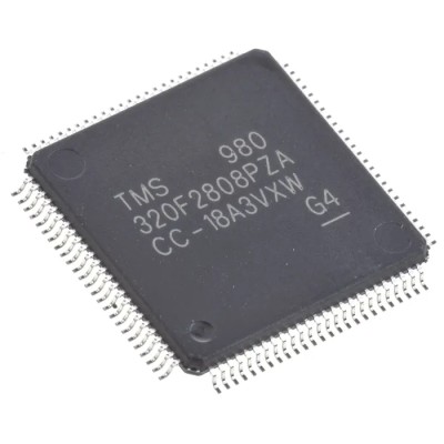 Texas Instruments 32 bit Digital Signal Processor 100 MHz 128kB FLASH 100-Pin LQFP TMS320F2808PZA