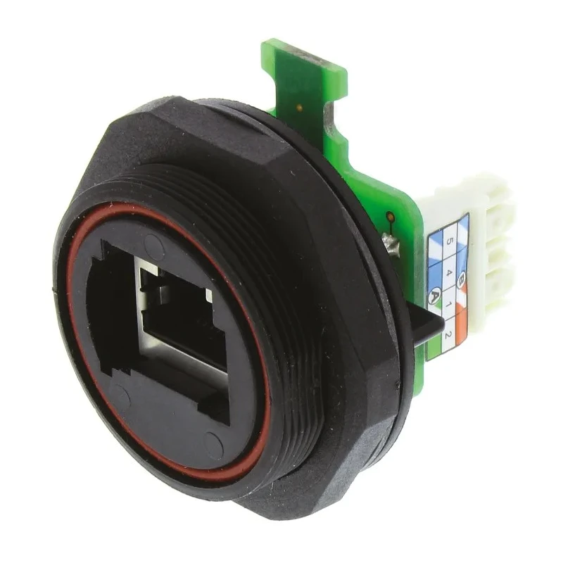 Bulgin Buccaneer Series 1 Port RJ45 Shielded Coupler Cat5e PX0839/IDC