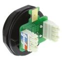 Bulgin Buccaneer Series 1 Port RJ45 Shielded Coupler Cat5e PX0839/IDC