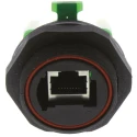 Bulgin Buccaneer Series 1 Port RJ45 Shielded Coupler Cat5e PX0839/IDC