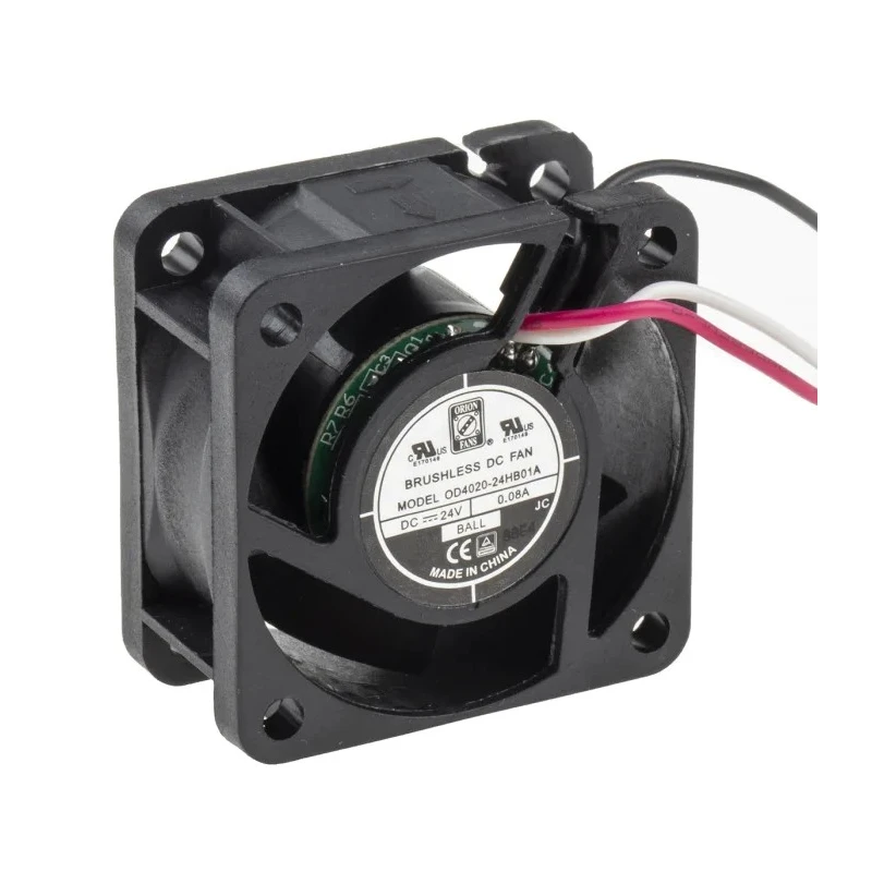 RS PRO Ball Bearing Axial Fan, Brushless DC Motor, 24V dc, 15.3 m³/h Air Flow, 2.16 W, 7800 rpm, , 40 mm Frame, Model IP44