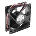 RS PRO Axial Fan, 24V DC, 68 m³/h Air Flow, 2.41 W Power, 3100 RPM, Ball Bearing, 80x80x25 mm 619-7122