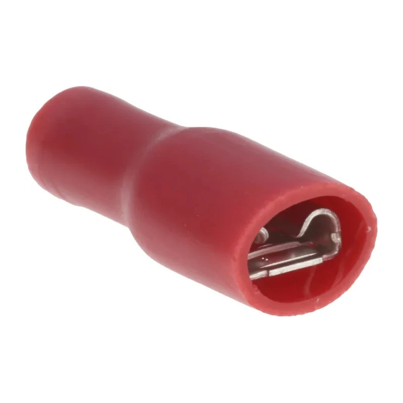 RS PRO Red Insulated Female Spade Connector Crimp 4.8 x 0.5 mm Tab Size 22 AWG to 16 AWG 534-418