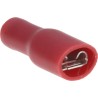 RS PRO Red Insulated Female Spade Connector Crimp 4.8 x 0.5 mm Tab Size 22 AWG to 16 AWG 534-418