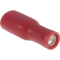 RS PRO Red Insulated Female Spade Connector Crimp 4.8 x 0.5 mm Tab Size 22 AWG to 16 AWG 534-418