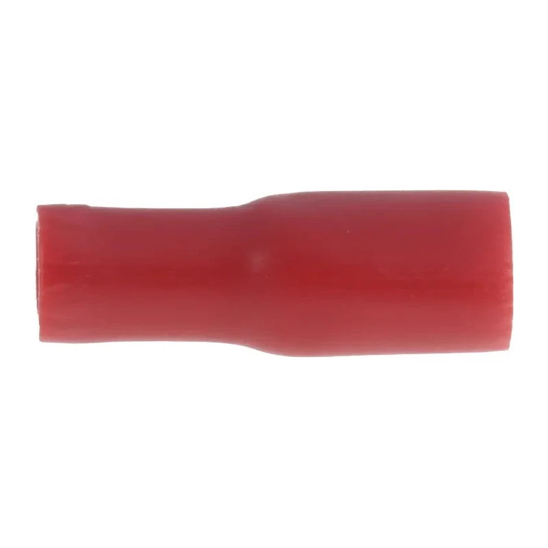 RS PRO Red Insulated Female Spade Connector Crimp 4.8 x 0.5 mm Tab Size 22 AWG to 16 AWG 534-418