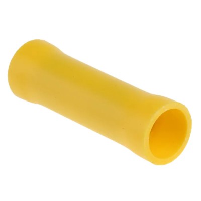 RS PRO Insulated Tin Plated Copper Butt Splice Connector Yellow 10 AWG 24.5mm 534-519