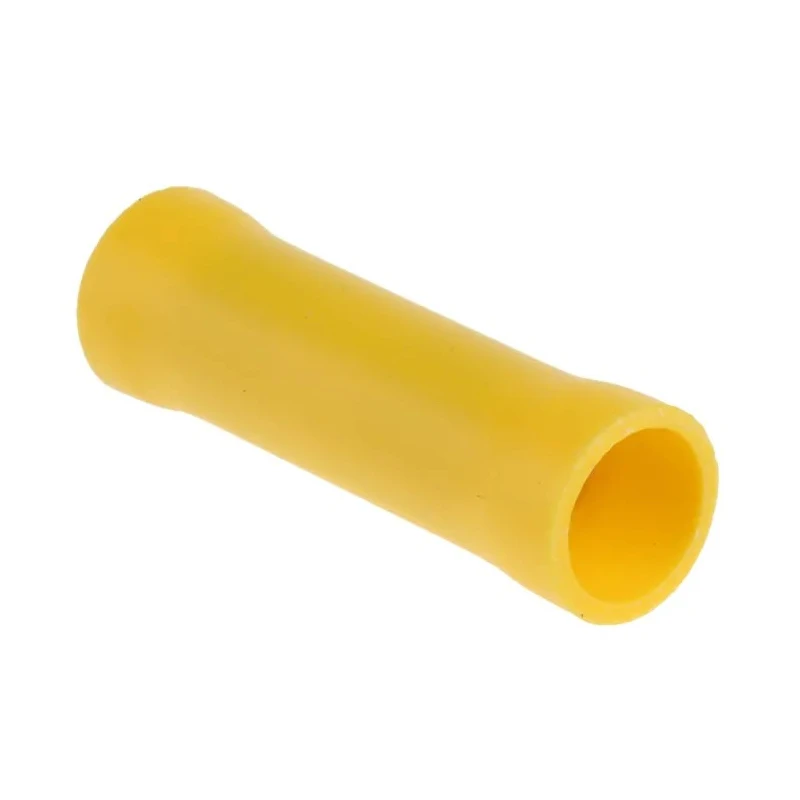 RS PRO Insulated Tin Plated Copper Butt Splice Connector Yellow 10 AWG 24.5mm 534-519