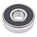 RS PRO Single Row Deep Groove Ball Bearing 15 mm ID, 42 mm OD, 13 mm Width, Steel Sealed 6302-2RS