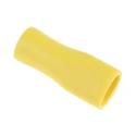 RS PRO Yellow Insulated Female Spade Connector, Crimp Termination, 6.3 x 0.8 mm Tab Size, 12 AWG to 10 AWG 534-553