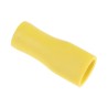 RS PRO Yellow Insulated Female Spade Connector, Crimp Termination, 6.3 x 0.8 mm Tab Size, 12 AWG to 10 AWG 534-553