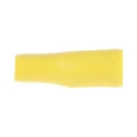 RS PRO Yellow Insulated Female Spade Connector, Crimp Termination, 6.3 x 0.8 mm Tab Size, 12 AWG to 10 AWG 534-553