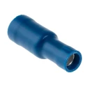 RS PRO Insulated Blue Crimp Bullet Connector 16 AWG to 14 AWG, 5 mm Bullet Diameter Female 534-676
