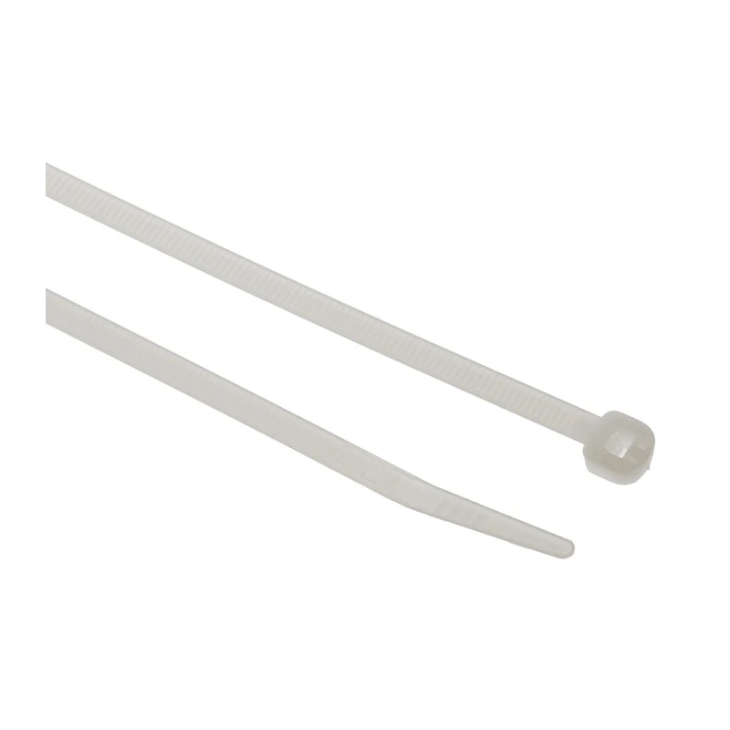 Legrand Cable Tie Non-Releasable, 180 mm Length x 3.5 mm Width, Natural Polyamide 66, RoHS Compliant 0 320 38