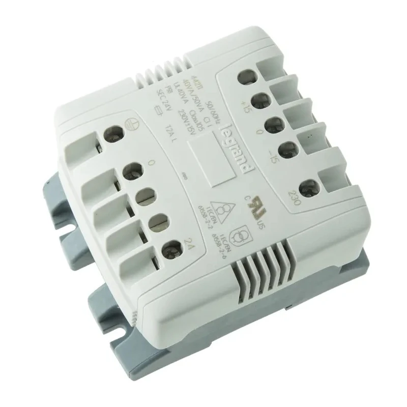 Legrand 40 VA DIN Rail Transformer 215 V AC, 230 V AC, 245 V AC Primary, 24 V AC Secondary, Clip Rail Plate Mount 0 442 11