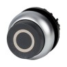 Eaton M22 Series Black Maintained Push Button Head, 22 mm Cutout Diameter, Plastic Material 70011290 M22-DRH-S-X0+M22-A