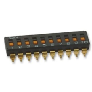 Omron Slide Rotary Coded DIP Switch Surface Mount A6S-0104-H