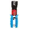 Ideal Professional-Grade Crimp Tool for RJ45 RJ11 Connectors with Adjustable Ratchet 30-696