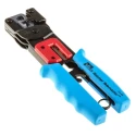 Ideal Professional-Grade Crimp Tool for RJ45 RJ11 Connectors with Adjustable Ratchet 30-696