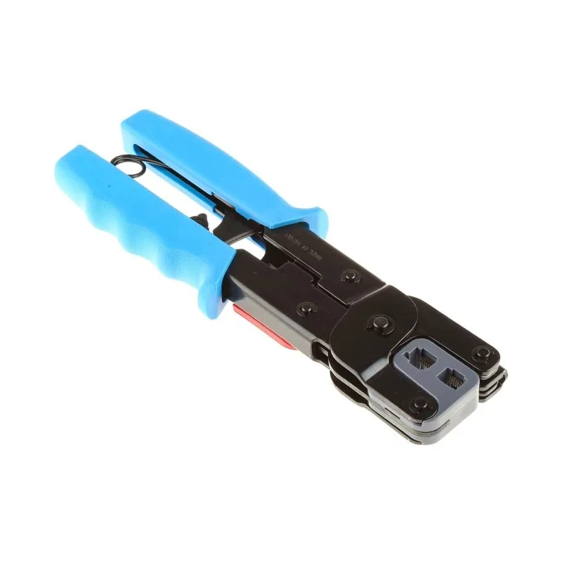 Ideal Professional-Grade Crimp Tool for RJ45 RJ11 Connectors with Adjustable Ratchet 30-696