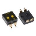 Omron Slide Rotary Coded DIP Switch Surface Mount A6S-2102-H