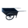 Metal Barrow Garbage Trolley 50kg