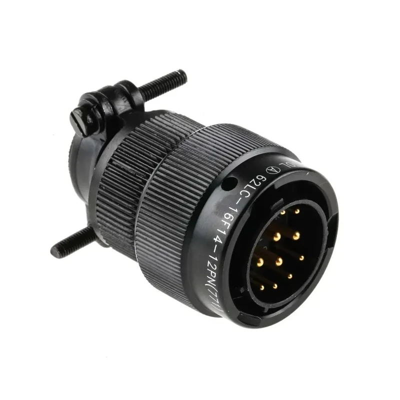 Amphenol Limited MIL Spec Circular Connector 12 Contacts Copper Gold Plated Straight Cable Mount 14 62LC-16F14-12PN(771)