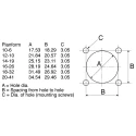 Amphenol Limited MIL Spec Circular Connector Copper Straight 10 Way Cable Male Contact 7.5A 700V Shell 62LC-16F12-10PN(771)