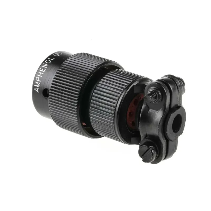 Amphenol Limited Copper Straight 6 Way Cable MIL Spec Circular Connector Male, Female Contacts, Shell 62LC-16F10-06SN(771)